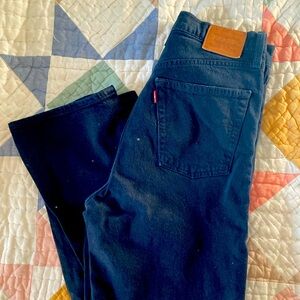 Levis ribcage jeans, black, size 27